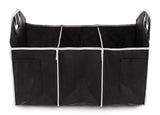 Folding 2 in 1 Car Boot Organiser (Black)