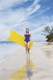 Inflatable 6ft Lilo with Built in Headrest Pillow