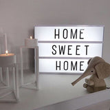 Retro Cinema Style A4 LED Light Box