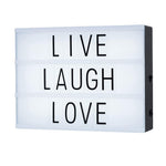 Retro Cinema Style A4 LED Light Box