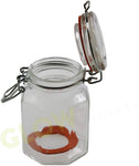 Set of 12 Glass Spice Jars