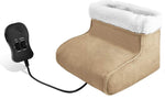 Electric 2 in 1 Beige Foot Warmer and Massager