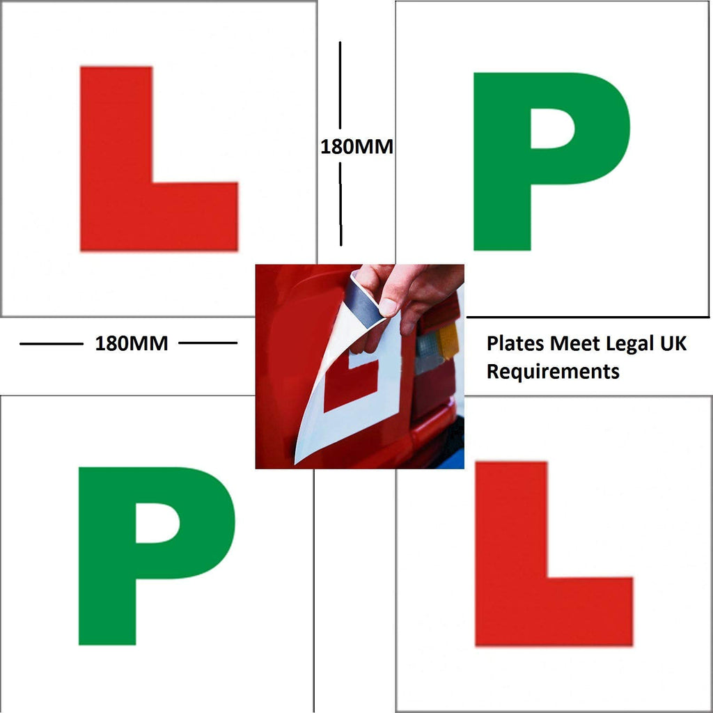 Magnetic Learner (L) and New Driver (P) Car Plates – Glow Wholesale