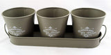 Set of 3 Vintage Planters