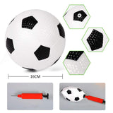 Set of 2 Junior Football Goal Net with Ball and Pump