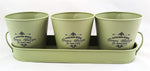 Set of 3 Vintage Planters