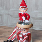 Elves Behavin’ Badly Set of 2 Elfie and Elvie Figures