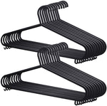 Pack of 20 Black Plastic Hangers