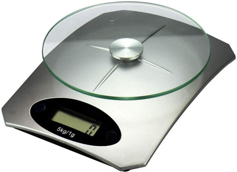 Digital Kitchen Scales with Glass Plate