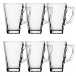 Set of 6 Premium 11cm Latte Glasses