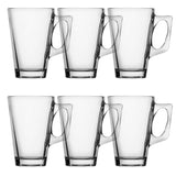 Set of 6 Premium 11cm Latte Glasses