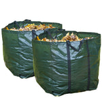 Set of 2 Heavy Duty Garden Waste Bags with Carry Handles