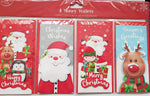 Pack of 4 Christmas Money Wallets