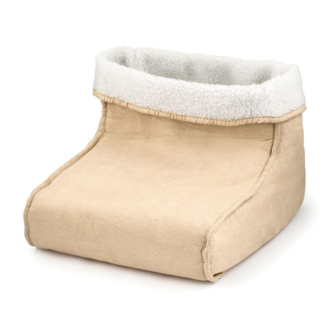 Electric 2 in 1 Beige Foot Warmer and Massager