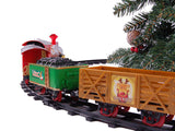 Deluxe 14pc Christmas Train Set with Realistic Sound and Light