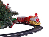 Deluxe 14pc Christmas Train Set with Realistic Sound and Light