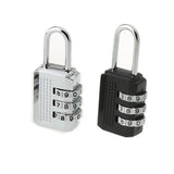 Slim 3 Digit Black Combination Padlock