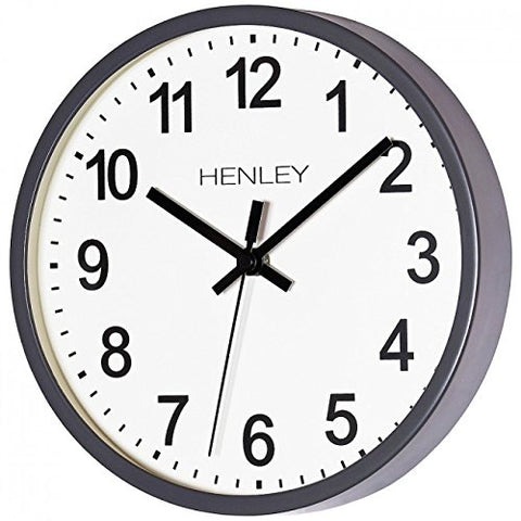 Quiet Sweep Grey 25cm Wall Clock