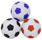 Mini 10cm PU Foam Soccer Ball in Red, Blue or Black