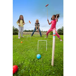 Junior 4 Player Wooden Garden Croquet Set