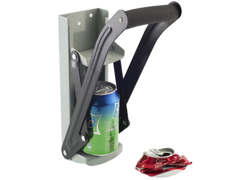 Wall Mounted 2 in 1 12oz Can Crusher and Bottle Opener